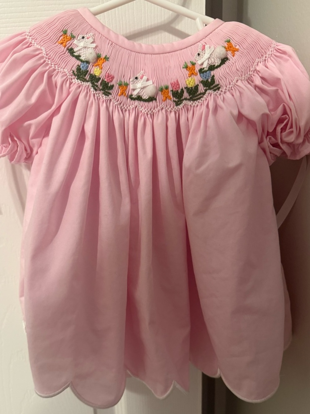 Little Harts Smocked Easter/Bunny Dress